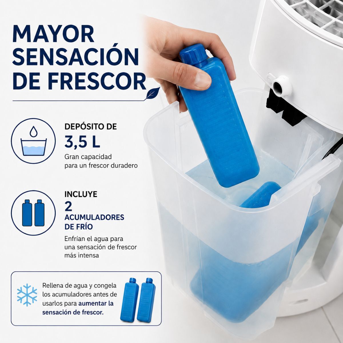 Tour de Fraîcheur Hushly avec Télécommande — photo produit 4